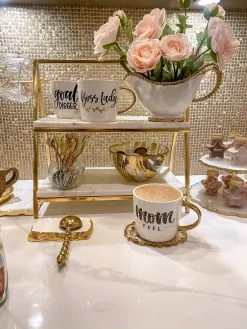 "Boss Lady" Coffee Mug With Gold Handle -Home Essentials Shop image a28ccc8b 0e13 41e2 9436 562aafe3bc90