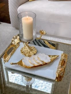 Marble Tray With Gold Lava Handles 15 Marble Tray With Gold Lava Handles -Home Essentials Shop image a2a12db5 d050 476b a4b9 ebb829631f5d new