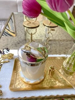 Silver And Gold Detailed Lid Candle - Vanilla (6 Styles) 22 Silver And Gold Detailed Lid Candle - Vanilla (6 Styles) -Home Essentials Shop image aa0a8b25 bca3 4b08 9367 6db7c33a180b new