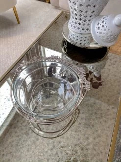 Jeweled Edge Bowl With Glass Insert (2 Colors) -Home Essentials Shop image ac5e98bc d20e 451b 9401 a2c81049d217 new 1