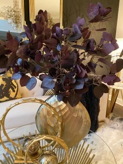 31" Dark Plum Flat Leaf Eucalyptus Stem -Home Essentials Shop image ac77d3f2 d79e 4534 967a 6030b61c734a new