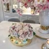 Large Gold Metal Round Bowl Vase From The White Jeweled Flower Collection -Home Essentials Shop image ad973e52 7d3a 4ff1 8773 ed5cab564680 new