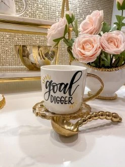 "Goal Digger" Coffee Mug With Gold Handle -Home Essentials Shop image b14845ae 15e2 4daa afd4 1c1e2df3c68b new