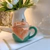 Rose Shape With Mug With Lid And Spoon -Home Essentials Shop image b3ea7da3 a6a7 4a25 84ec 70e44beaee79 new