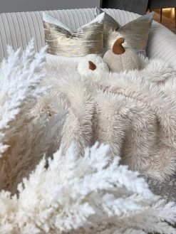 Beige Sherpa Pumpkin Pillow -Home Essentials Shop image b4330232 9421 4523 a773 b83cc4b1dc27 new