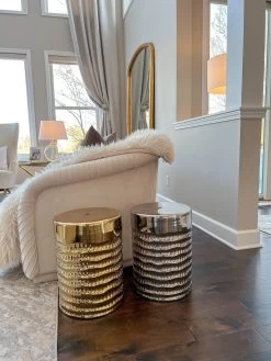 Textured Side Table (2 Colors) -Home Essentials Shop image b4c78a40 a193 4440 9dcc ab1d32765cac new