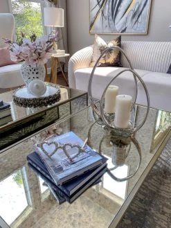 Silver Teardrop Candle Holders (2 Sizes) -Home Essentials Shop image b75b9a7f 0fe6 43dc a510 006319978c9e new