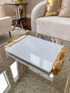 Marble Tray With Gold Lava Handles 17 Marble Tray With Gold Lava Handles -Home Essentials Shop image bf12a6fc ea2e 4ab9 bf0f 10f3d9e6e1c2 new