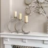 Silver Semi-Circle W/ Marble Top Candle Holder (3 Sizes) 1 Silver Semi-Circle W/ Marble Top Candle Holder (3 Sizes) -Home Essentials Shop image c0ab4b16 ec1b 406e 9c31 77415aadd4e3 new