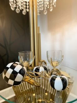 Ceramic Pumpkin With Gold Stem (3 Styles) -Home Essentials Shop image c36a37dd 3f3f 4f58 80d0 eb9057ec6434 new