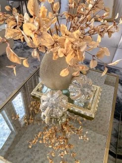 Mercury Glass Pumpkin With Burlap Details -Home Essentials Shop image c36e09fe d753 4802 9fb5 a30d5356fd25 new