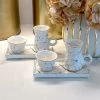 Metallic Gold Marble Print Turkish Coffee & Tea Set With Tray -Home Essentials Shop image c622dcc9 9be1 4b78 b823 bdff6a7bf7ac new