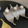 Silver Triple Leaf Tea Light Holder -Home Essentials Shop image cc5f5246 6eec 4aa5 af85 d1369da693da new