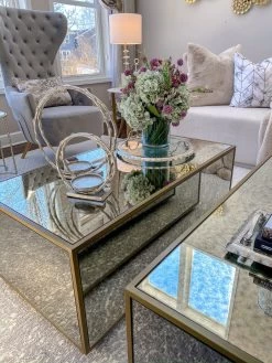 Large Round Glass Tray With Silver Handles And Ruffled Edge -Home Essentials Shop image cd194285 87db 4adc bb9c 55b70a4fb642 new