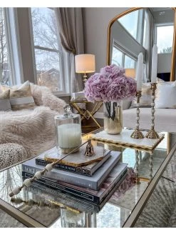 Glass And Metallic Gold Leaf Vase -Home Essentials Shop image d06aaac5 c4e5 4ab8 a221 602242029635 new 1