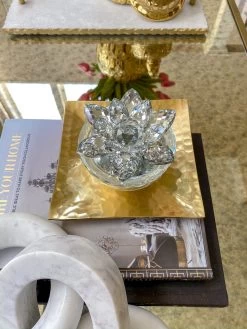 Crystal Lotus Top Candle (2 Colors) -Home Essentials Shop image d3ddef26 76ae 4e78 958a 30841a955854 new