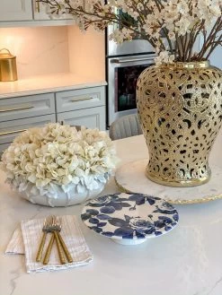 Blue Floral Cakestand