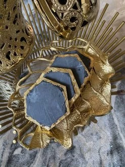 Gold Openwork Leaf Decor/ Trivet -Home Essentials Shop image daec380e 6197 4b0f a0a2 819718f029dd new