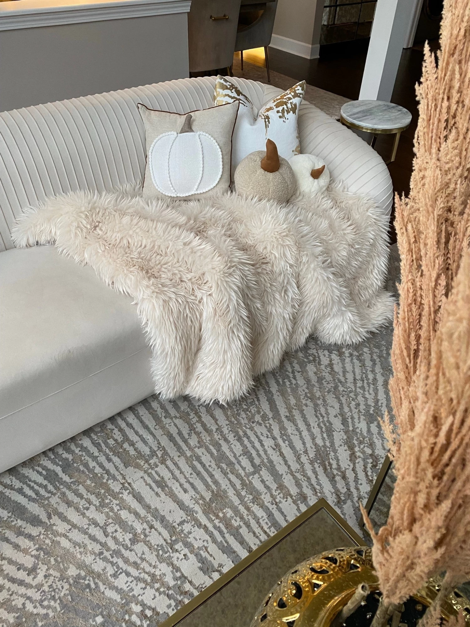 Cream Pumpkin Pillow 4 Cream Pumpkin Pillow - Image 2