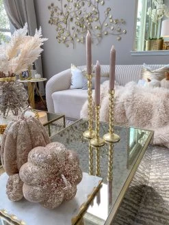 Gold Bead Design Candle Stick (3 Sizes)