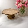 Unique Beaded Wood Cake Stand -Home Essentials Shop image ddd8028c 84d8 4640 a612 bac7298fbd16 new