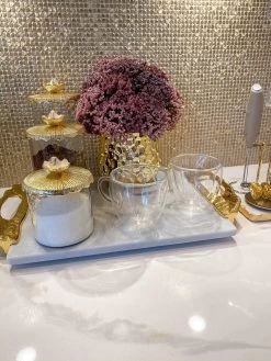 Marble Tray With Gold Lava Handles 22 Marble Tray With Gold Lava Handles -Home Essentials Shop image e2bfa374 24b5 41fa 8342 3055444f4991 new 1