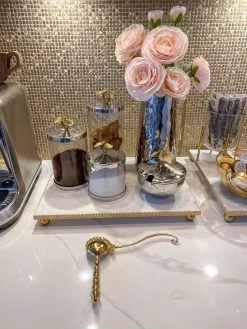 Gold Flower Petal Spoon Rest ( 2 Sizes ) -Home Essentials Shop image e4181fe2 50d5 42b1 ac8a 090cee680967 new