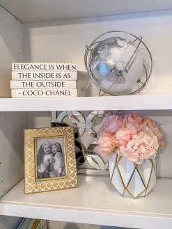 Silver Globe Office Decor