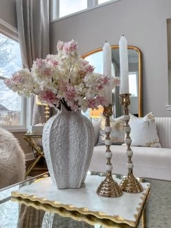 White And Gold Beaded Candleholders (2 Sizes) 15 White And Gold Beaded Candleholders (2 Sizes) -Home Essentials Shop image f6e4754e 97fb 4148 b418 a625b6fad0fb new 1