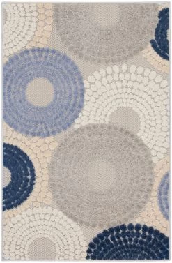 Aloha Area Rug - Blue/Grey