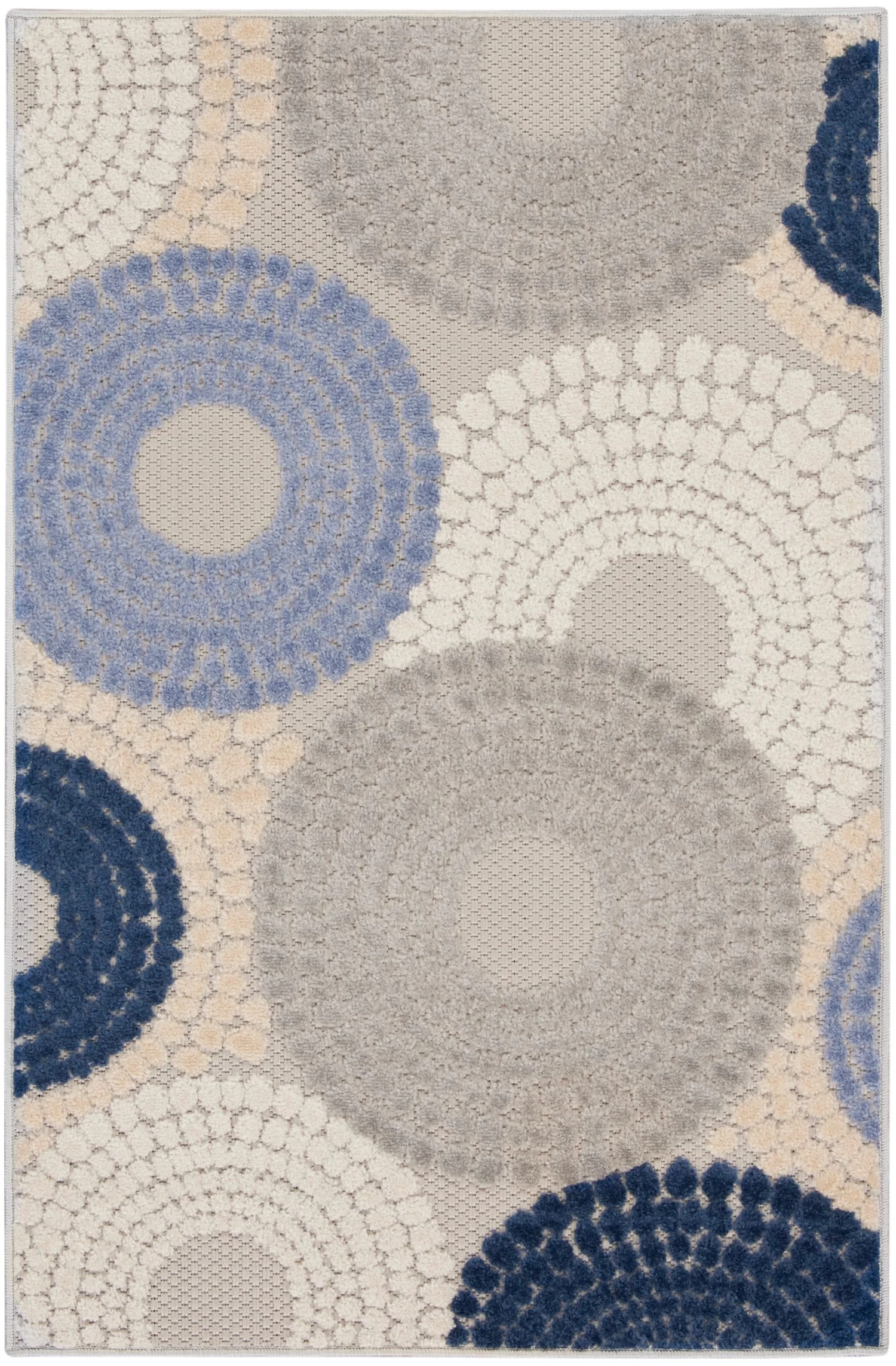 Aloha Area Rug - Blue/Grey 3 Aloha Area Rug - Blue/Grey