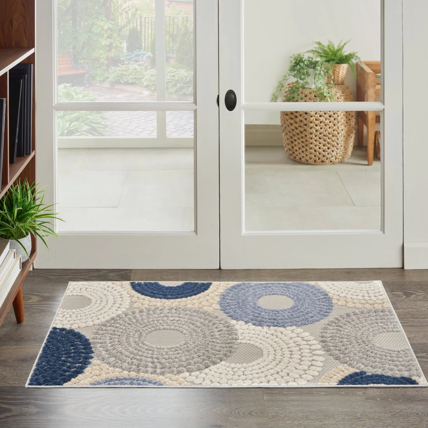 Aloha Area Rug - Blue/Grey 4 Aloha Area Rug - Blue/Grey - Image 2
