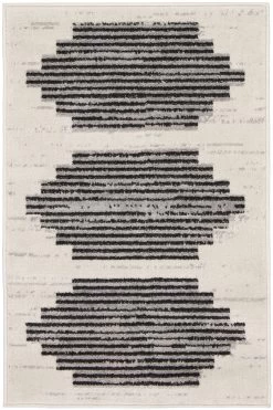 Modern Passion Area Rug - Ivory/Grey