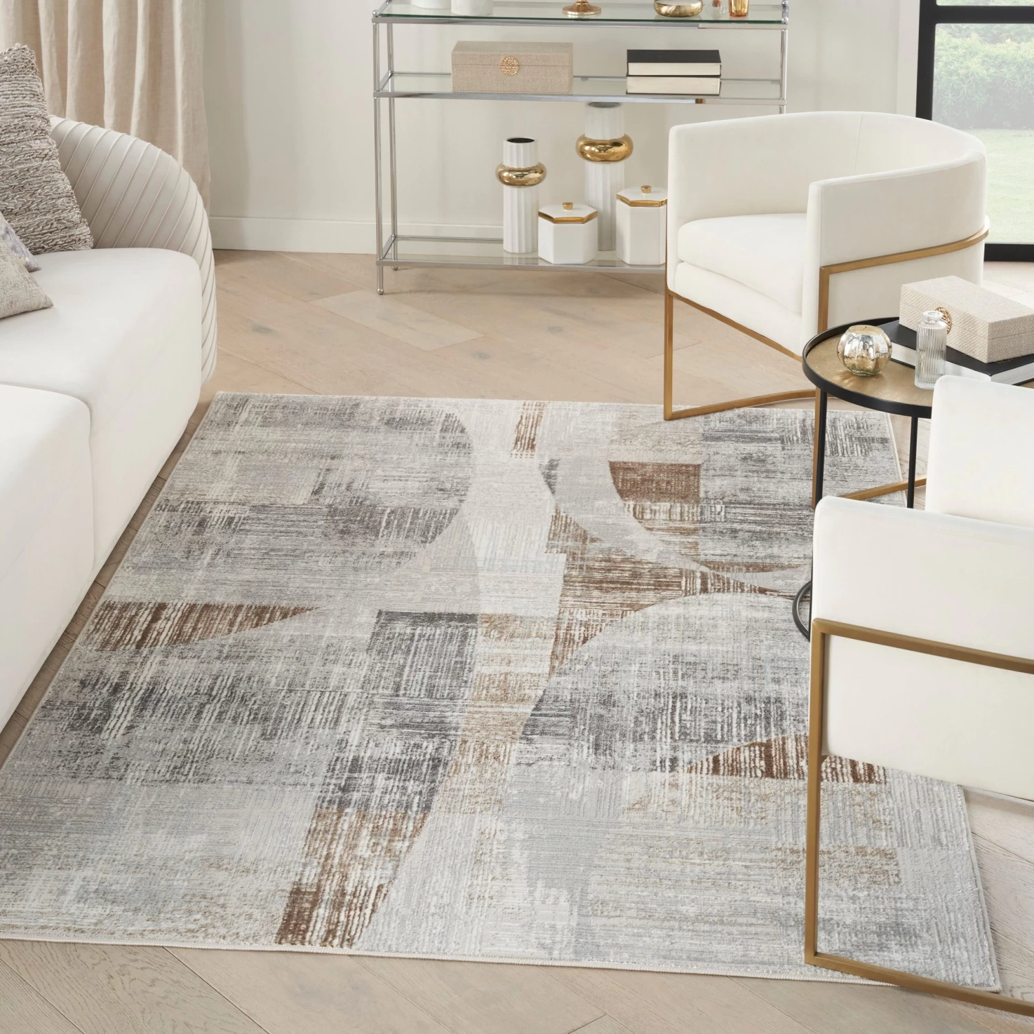 Inspire Me! Home Décor Iliana Area Rug - Grey Style 2 4 Inspire Me! Home Décor Iliana Area Rug - Grey Style 2 - Image 2