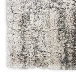 Luxurious Shag Area Rug - Ivory/Charcoal 11 Luxurious Shag Area Rug - Ivory/Charcoal -Home Essentials Shop qzpgkxbm7kxv0u88evqd