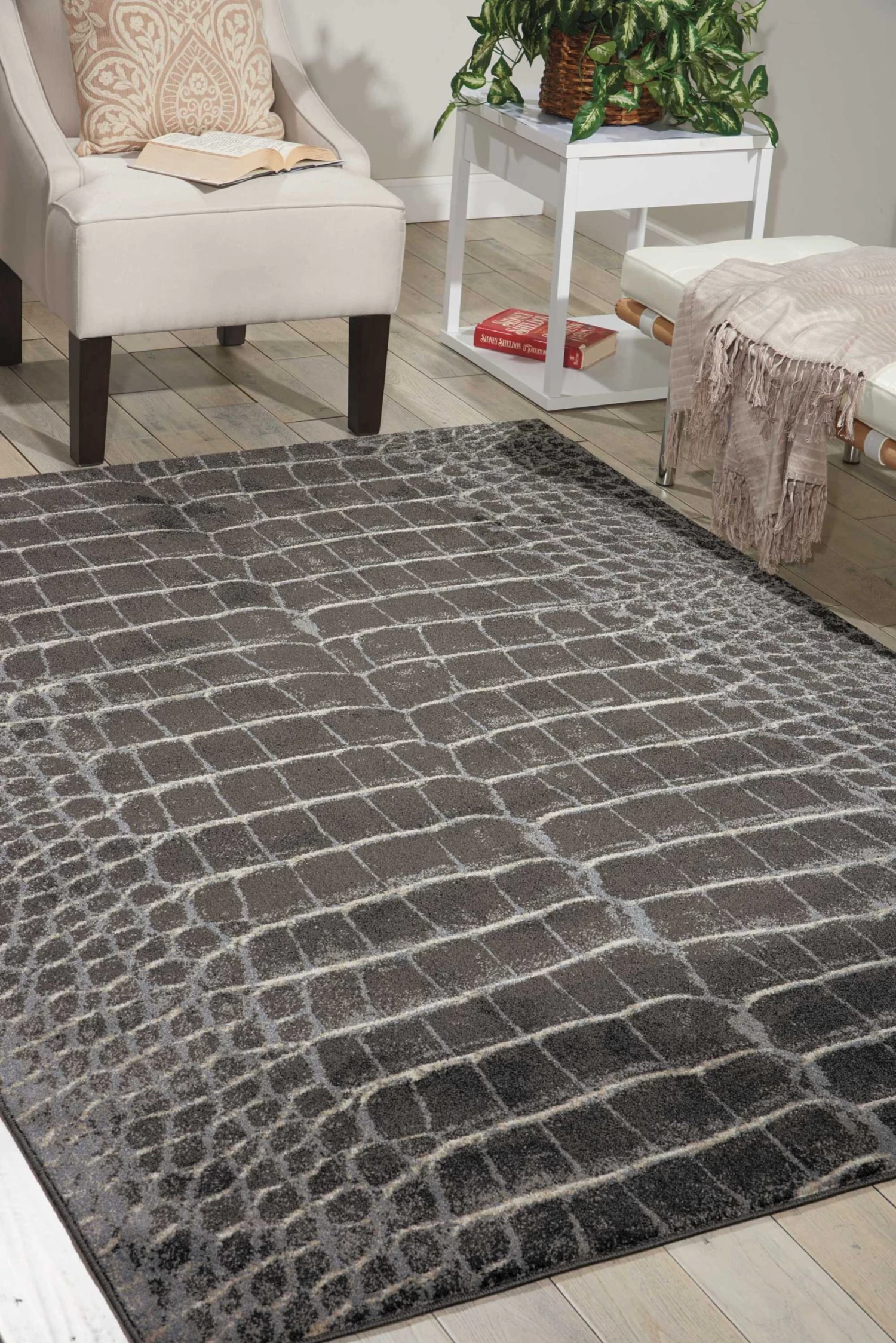 Maxell Area Rug - Charcoal Style 2 4 Maxell Area Rug - Charcoal Style 2 - Image 2