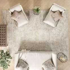 Inspire Me! Home Décor Iliana Area Rug - Ivory Grey With Gold Accents -Home Essentials Shop t5rep0vgap5uq52zazhd