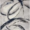 Inspire Me! Home Décor Brushstrokes Area Rug - Grey/Navy -Home Essentials Shop tjyfykjhejqqmswchtyp