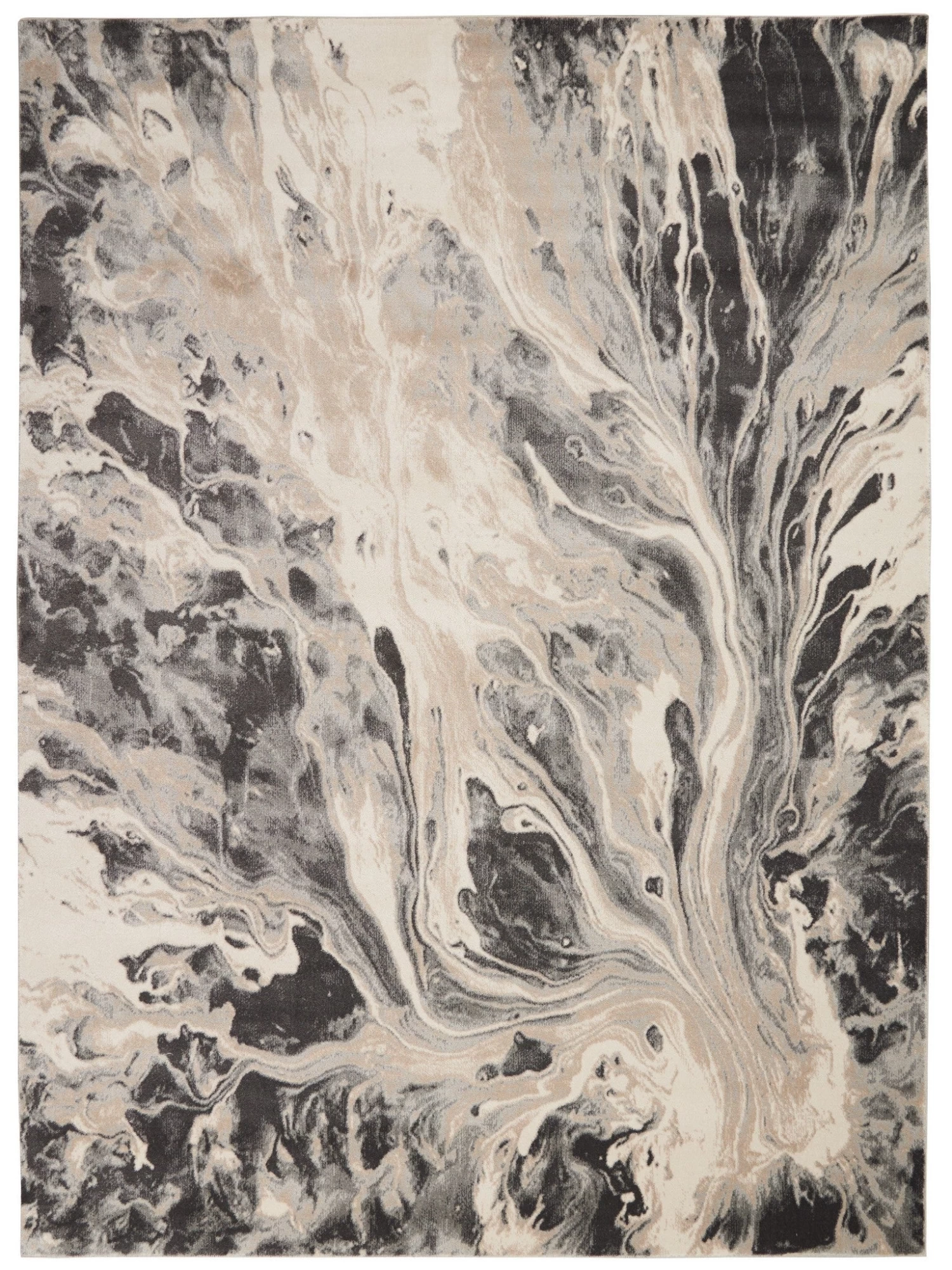 Elegance Area Rug - Charcoal/Grey/Beige (10 Sizes) 5 Elegance Area Rug - Charcoal/Grey/Beige (10 Sizes) - Image 3