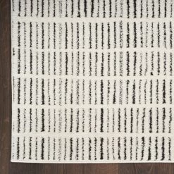 Modern Comfort Area Rug - Ivory Black Style 2 10 Modern Comfort Area Rug - Ivory Black Style 2 -Home Essentials Shop vqoppzslpoelvhex7iqi